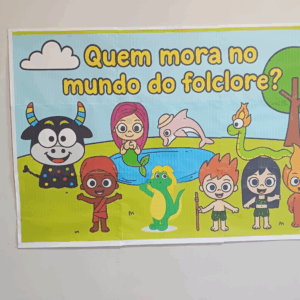 Painel folclore interativo