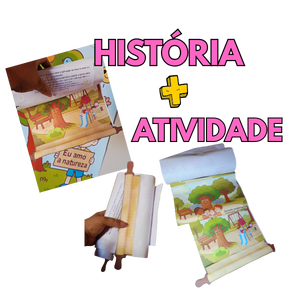 História no pergaminho “A Árvore que Falava”  e sequência didática