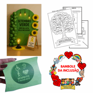 🌿 Painel Setembro Verde – Mês da luta pela a inclusão