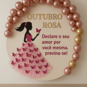 Painel Outubro Rosa – Mês de Conscientização e Prevenção