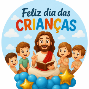 Painel dia das crianças (cristo)