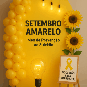 💛🌻 Painel Setembro Amarelo – Mês da Valorização da Vida 🌻💛