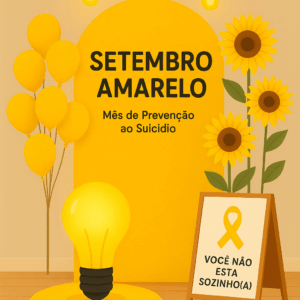 Painel Setembro Amarelo- VOCÊ NÃO ESTÁ SOZINHA