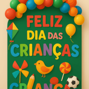 Painel Feliz Dia das Crianças- colorido