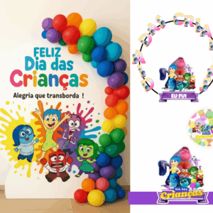 Kit Completo Dia das Crianças – Tema " Alegria que contagia"