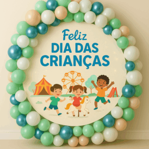 Painel dia das crianças " nosso mundo é brincar"