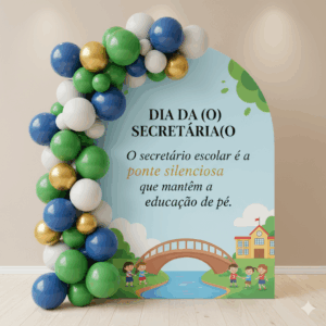 Painel + Lembrancinha – Dia da Secretária Escolar