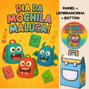 Kit Dia da Mochila Maluca  COLORIDO