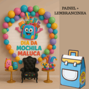 Kit Dia da Mochila Maluca