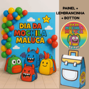 Painel  mochila maluca (Mário)