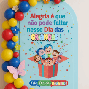 painel dia das crianças- Alegria