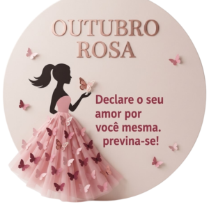Painel Outubro Rosa – Mês de Conscientização e Prevenção