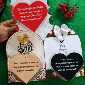 CORAÇÃO NATALINO LEMBRANCINHA