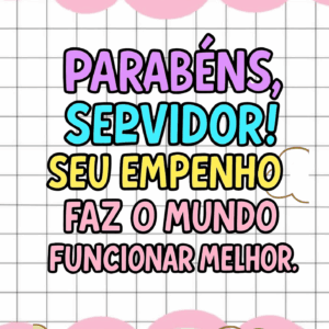 Painel + Tag Lembrancinha – Dia do Servidor Público