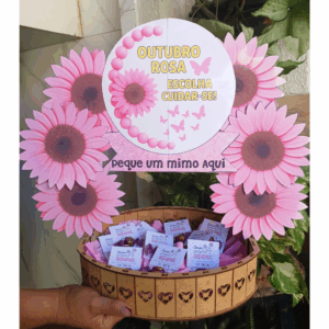 Cestinha Rosa do Cuidado