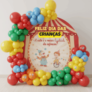 Painel dia das crianças circo