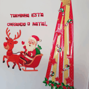 Painel “Turminha Está Chegando o Natal”