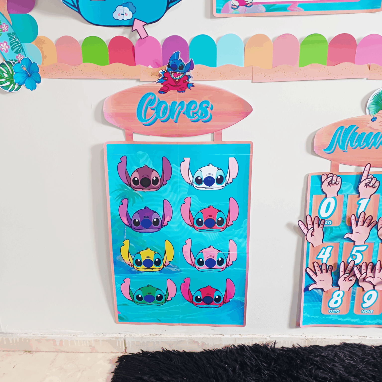 Painel das Cores Lilo & Stitch – Profayalacristina