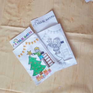 Cartão interativo de natal