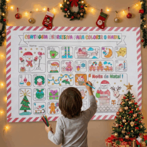 Cartaz Contagem Regressiva para o Natal