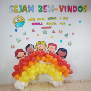 Painel  “Aqui Cada Aluno é Uma Estrela Pronta Para Brilhar