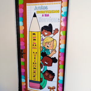 Painel de Porta “Juntos Escrevemos a Sua História”