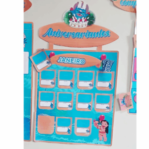 Aniversariantes do Mês Lilo & Stitch