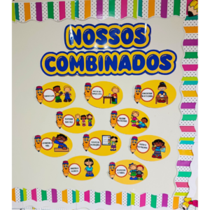 Painel Nossos Combinados Lápis