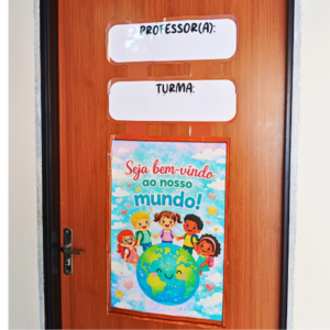 PLACA DE PORTA Nosso Mundo