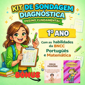 KIT DE SONDAGEM DIAGNÓSTICA 1ºano