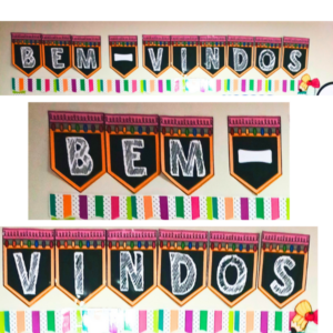 Kit Bordas para Quadro + Bandeirolas