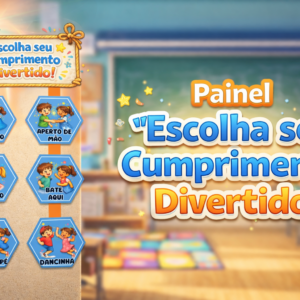 PAINEL INTERATIVO-Escolha seu Cumprimento Divertido!