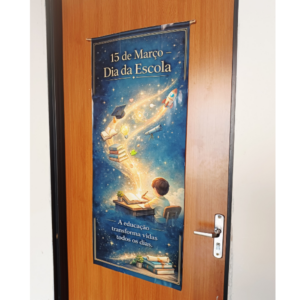 Kit dia da escola painel de porta