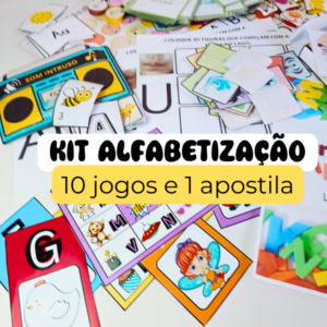 Kit Completo de Alfabetização – 10 Jogos + Apostila