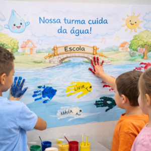 kit dia da água painel interativo