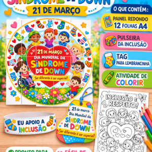 Kit Dia Mundial da Síndrome de Down