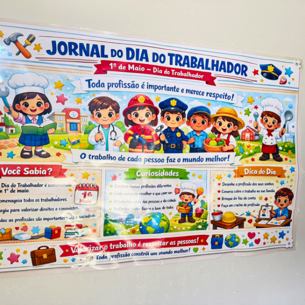 PAINEL JORNAL DO DIA DO TRABALHADOR