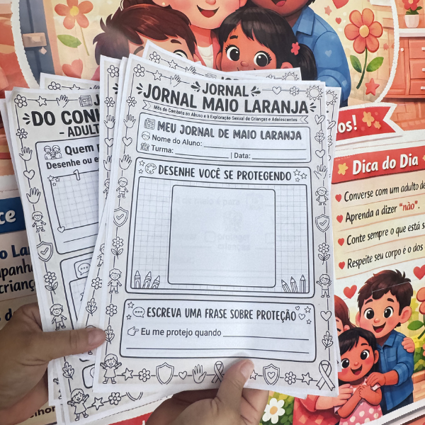 KIT JORNAL MAIO LARANJA - Imagem 12