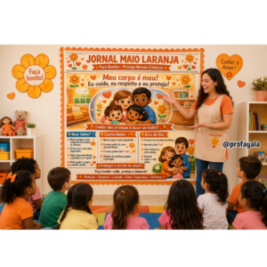 KIT JORNAL MAIO LARANJA