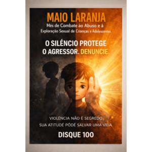 kit Maio Laranja O silêncio Protege
