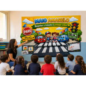 KIT MAIO AMARELO – EDUCAÇÃO PARA O TRÂNSITO COM AMOR E CONSCIÊNCIA