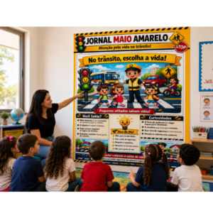 Painel Jornal Maio Amarelo