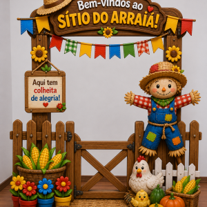 PAINEL “SÍTIO DO ARRAIÁ” – FESTA JUNINA