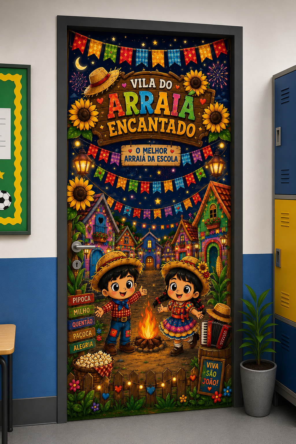 PAINEL PORTA JUNINO – VILA DO ARRAIÁ ENCANTADO