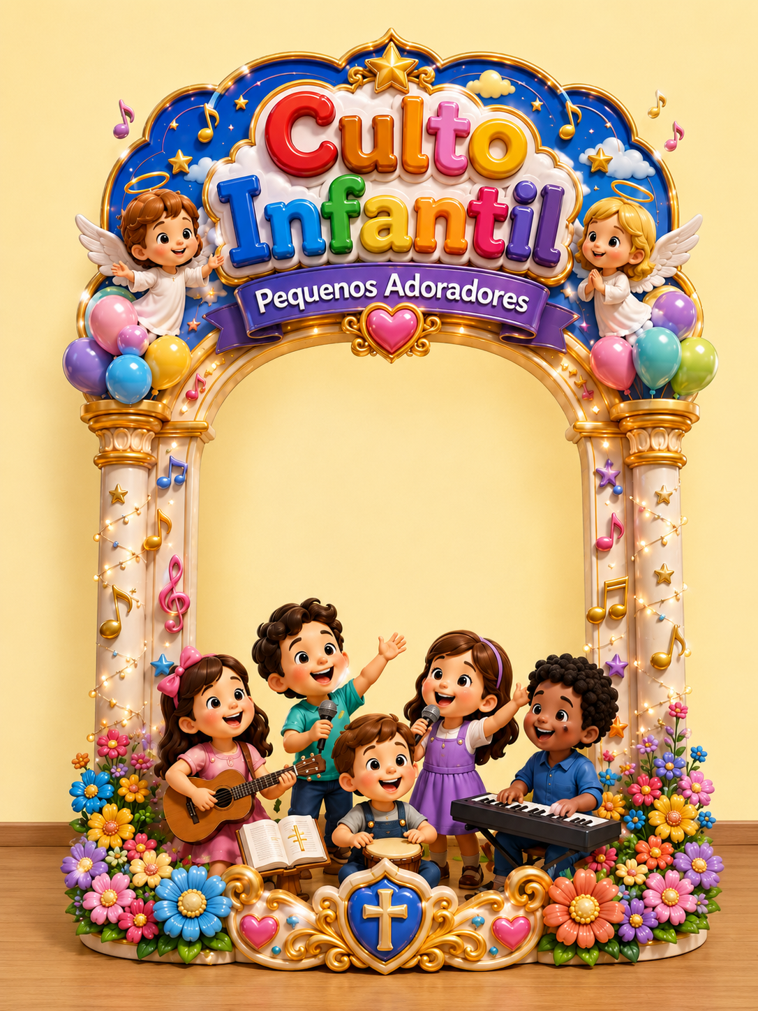 Painel Pequenos Adoradores