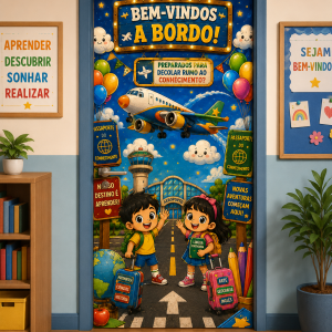 Painel porta bem vindos a Borda