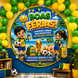 PAINEL BOAS FÉRIAS –  COPA bom descanso