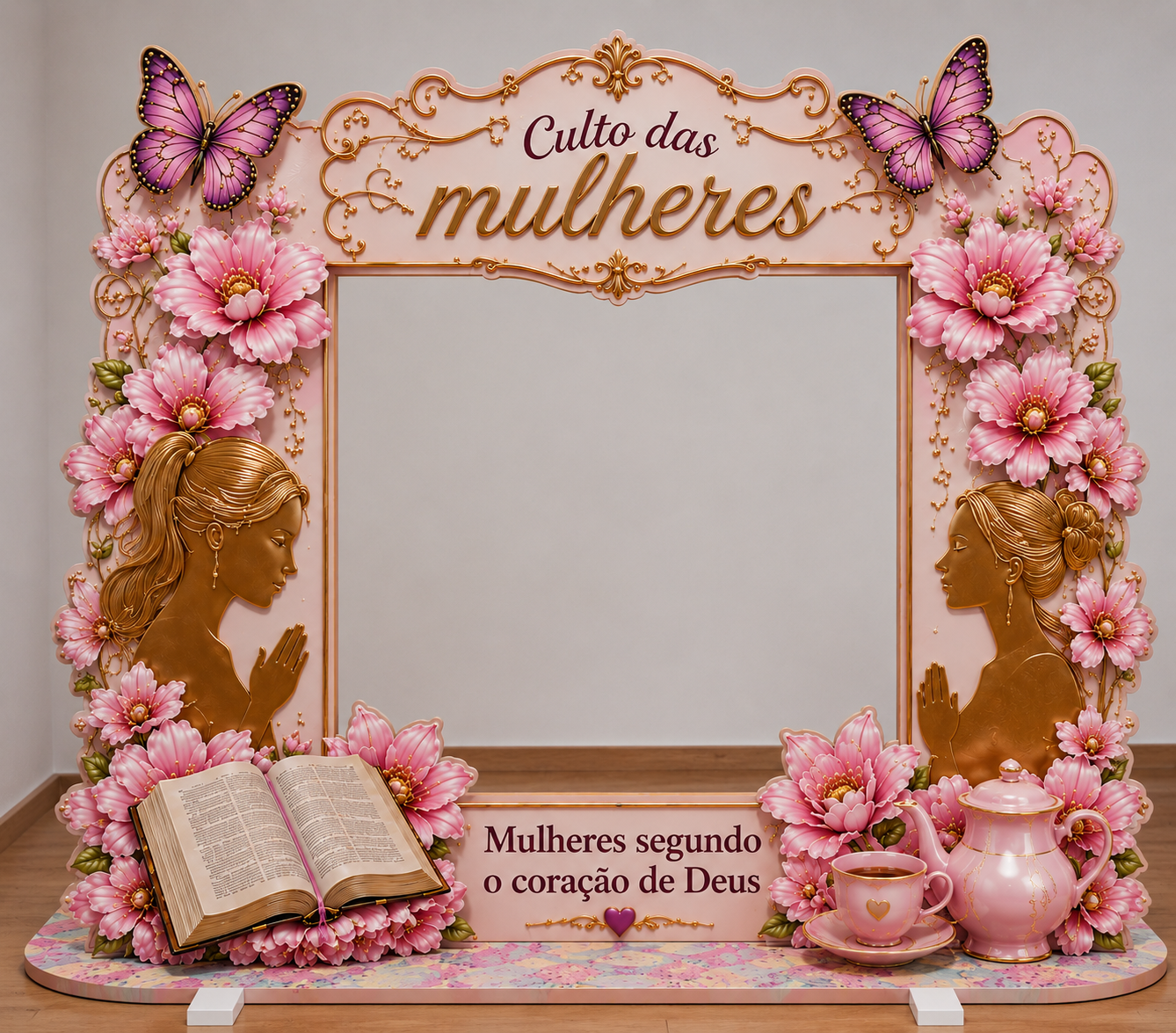MOLDURA PARA FOTO – CULTO DAS MULHERES - Imagem 2