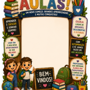 Painel Volta às Aulas – Bem-vindos de Volta!
