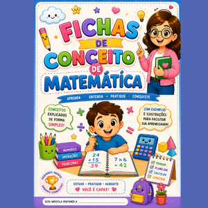 Kit Fichas de Conceitos de Matemática